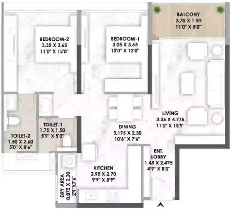 2 BHK
