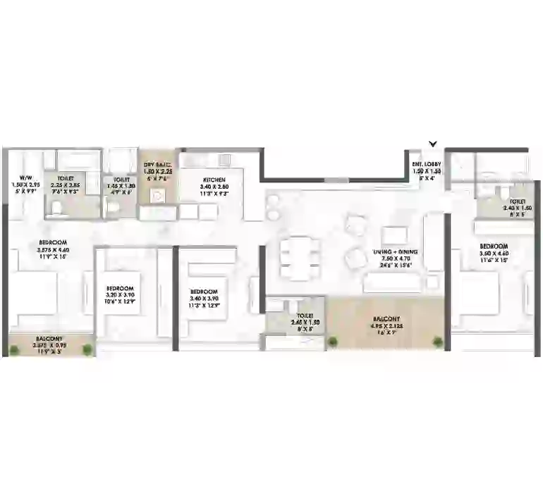 4 BHK